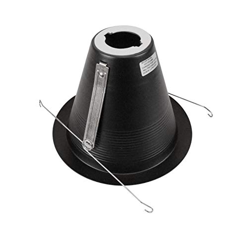 NICOR Lighting 6 inch Black Wet Location Rated Cone Baffle Trim, Fits 6 inch Housings (17550ABKWL) - Image 4
