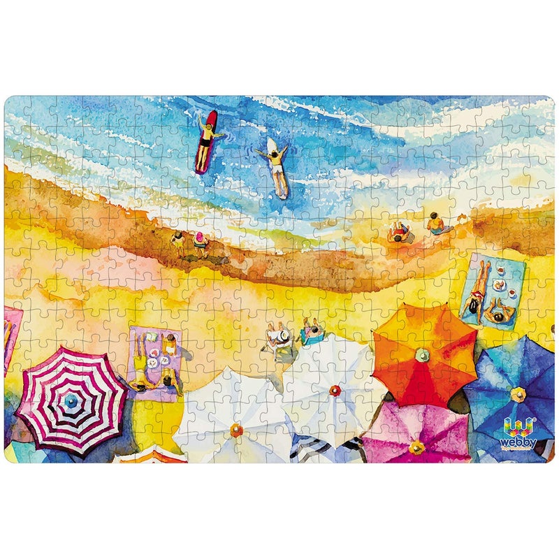 Webby Kids The Beach Painting Jigsaw Puzzle, 252 Pieces - Image 2