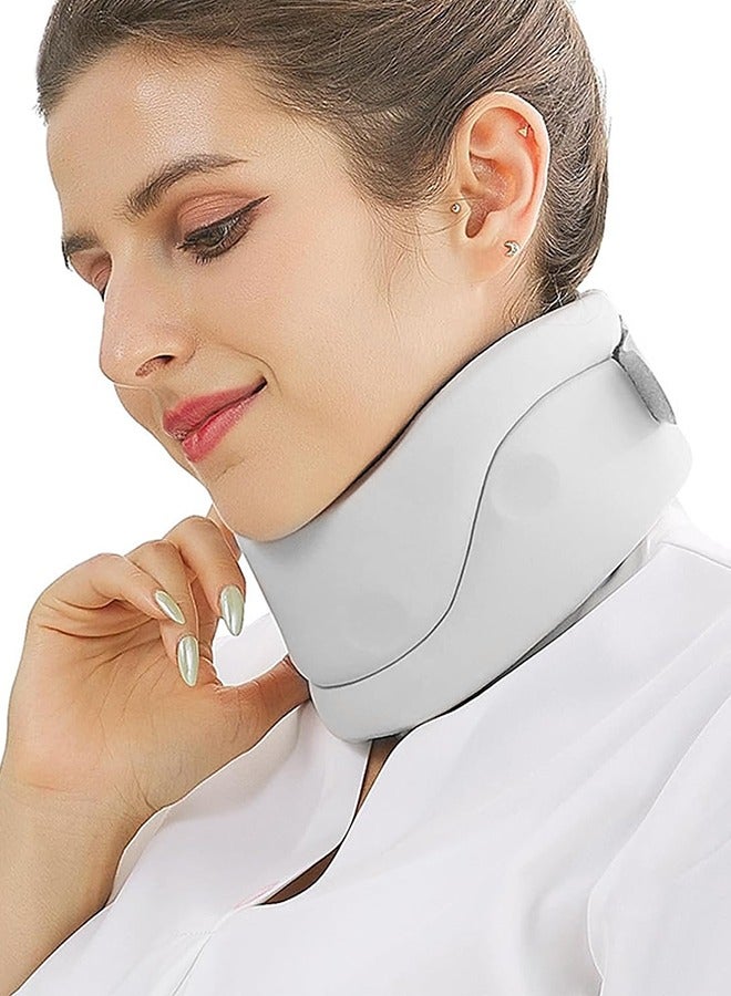 UETEEY Neck Brace for Neck Pain and Support for Women,Men-Cervical Collar-Vertebrae Whiplash Wrap for Posture,Sleeping-Spinal Support and Spine Pressure-Soft Neck Brace for Pinched Nerve (Medium(14-17 Inch) - Image 1