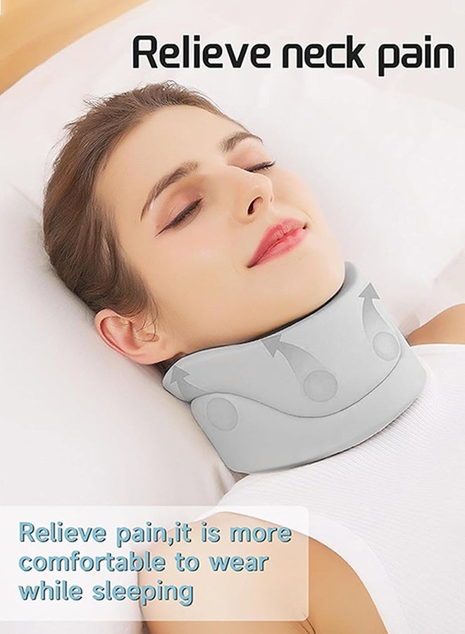 UETEEY Neck Brace for Neck Pain and Support for Women,Men-Cervical Collar-Vertebrae Whiplash Wrap for Posture,Sleeping-Spinal Support and Spine Pressure-Soft Neck Brace for Pinched Nerve (Medium(14-17 Inch) - Image 3