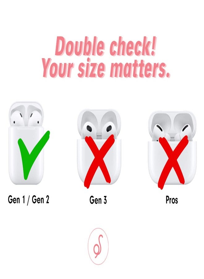Sonix Prickly Pear Cactus Case for Airpod Gen 1 / Gen 2 [Hard Cover] Protective Cute Case for Apple Airpods - Image 2