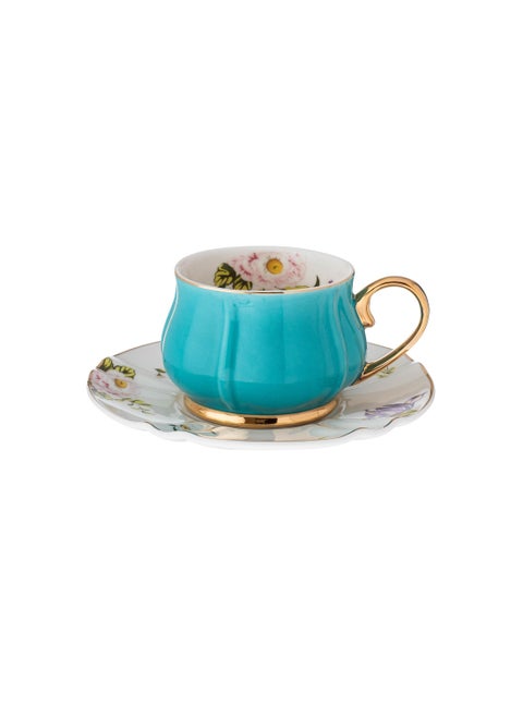 Tea cup and saucer set of 200 ml