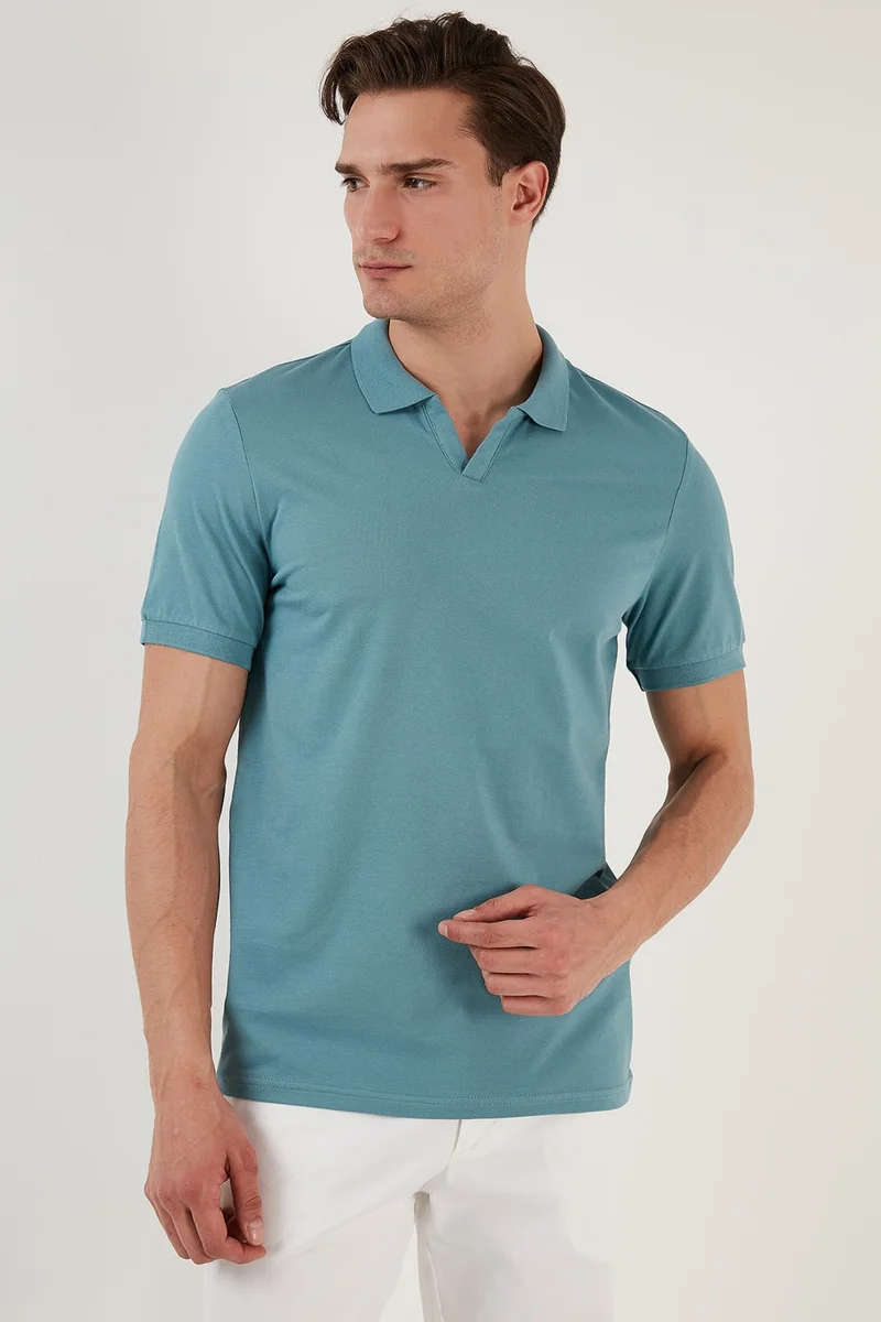 بوراتي Slim Fit Cotton Polo T Shirt Men's Polo T Shirt 5902141