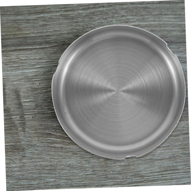 Large Stainless Steel Ashtray Indoor Outdoor Anti Scattering Ash Tray Silver - Image 5