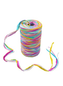 Y&D Colored Paper String Raffia Ribbon Craft Packing Twine Yarn for Box Wrapping Party Festival Holiday Wedding Decor  - Image 1