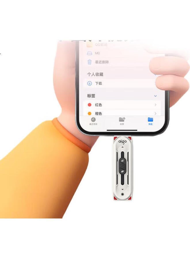 aigo Aigo 128Gb Usb3.2 Type-C Dual Interface Solid State Flash Drive, 520Mb/S M0, For Mobile Phones And Computers, Office And Study, Large Capacity, Cute Cartoon Cat Design For Students, Usb Drive - Image 1