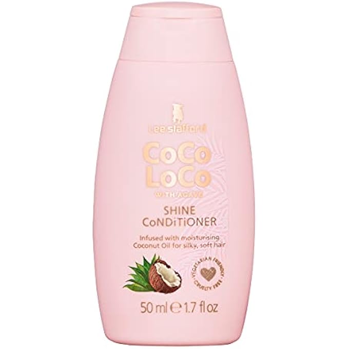 Lee Stafford COCO LOCO & AGAVE SHINE CONDITIONER 50ML FOR HAIRS, WHITE - Image 2
