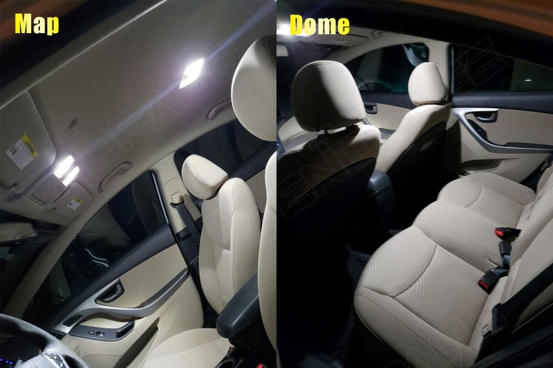 ENDPAGE 14pcs Camry LED Interior Light Kit for Toyota Camry 2007 2008 2009 2010 2011 2012 2013 2014 2015 2016 2017 2018 2019 2020 White Interior LEDs Package + License Plate Lights, Install Tool - Image 5