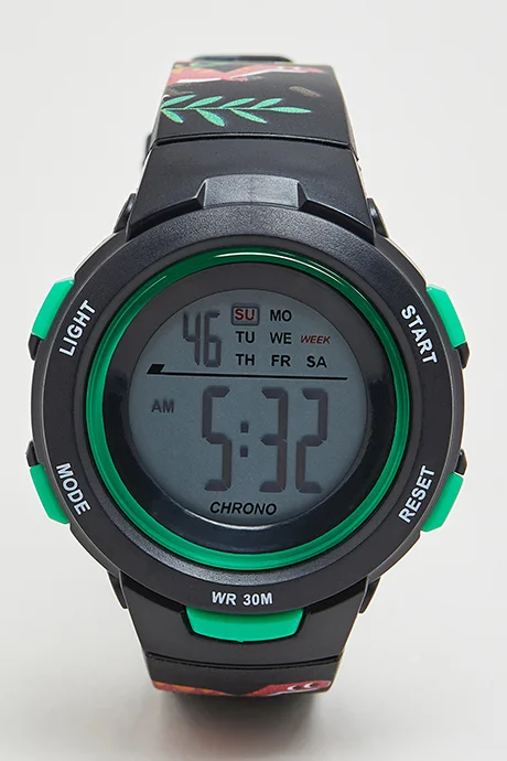 R&B Printed Digital Watch