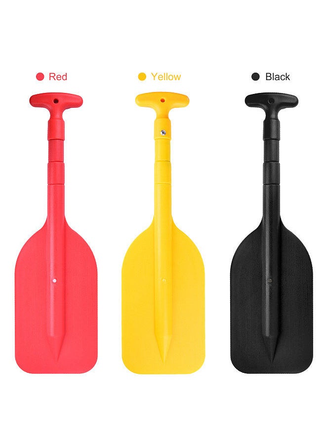 Generic - Telescopic Mini Paddle Portable Collapsible Adjustable Boat Paddle Black - Image 1