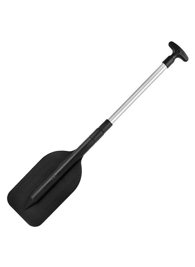 Generic - Telescopic Mini Paddle Portable Collapsible Adjustable Boat Paddle Black - Image 1