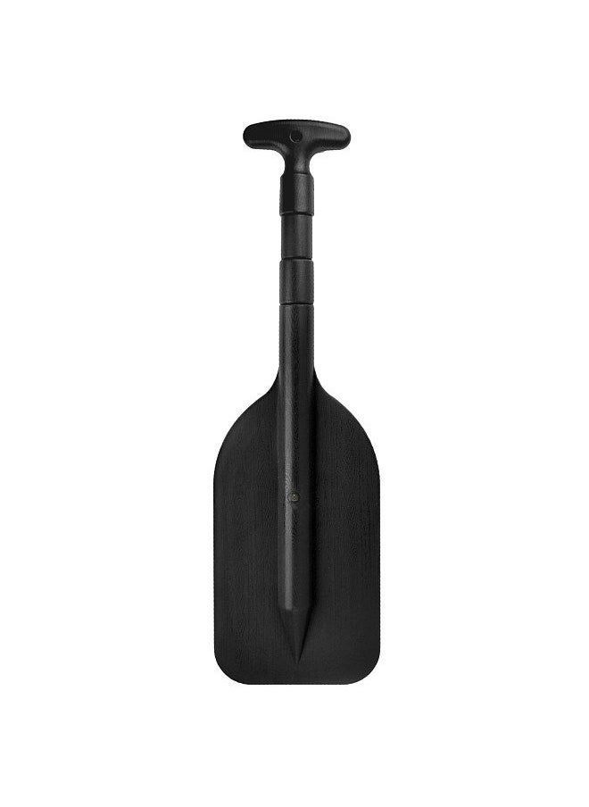Generic - Telescopic Mini Paddle Portable Collapsible Adjustable Boat Paddle Black - Image 1