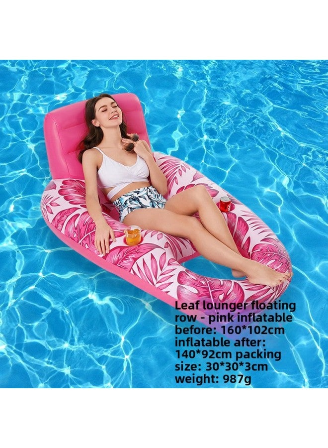 Pool Float - Blue hole floating row Pool Float - Have ce/cpc/gpsr certificate - Pool Float Bed, Adult Water Raft, Beach Swimming Lounger, Foldable Floating Chair, Summer Pool Party Float - Image 1