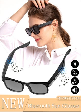 Smart Glasses,Bluetooth Sunglasses Wireless Bluetooth Headset Waterproof Compatible with Smart Phones Easy to Make Phone Calls and Listen to Music Polarized Lenses - pzsku/Z44FB15B3581FA58BCFCFZ/45/_/1718772582/2c7f13df-6882-45fc-89f4-e27014c38772