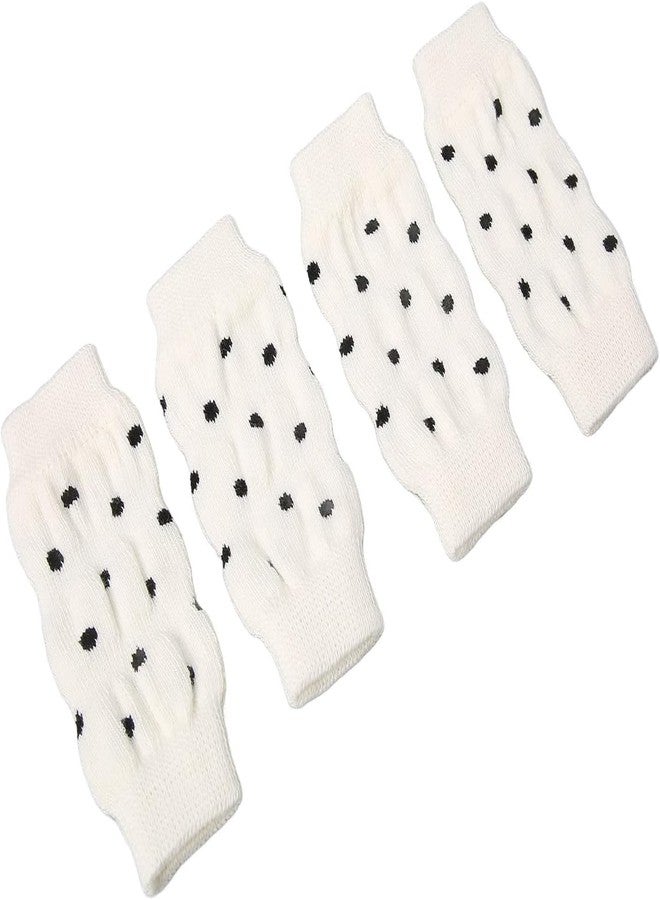 زيروديس واقيات كوع الكلاب من زيروديس، 4 قطع، واقيات مرنة لمفصل ساق الحيوانات الأليفة، أغطية دافئة لمفصل ساق الكلاب، أكمام محبوكة لمدفئات ساق الحيوانات الأليفة، لفائف داعمة للساق، مقاس كبير جدًا - Image 1