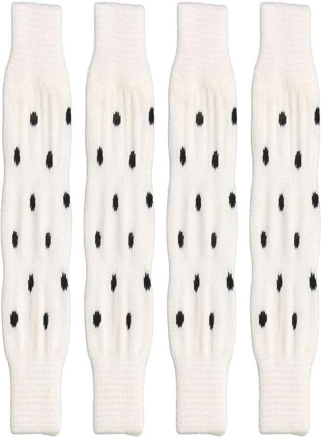 زيروديس واقيات كوع الكلاب من زيروديس، 4 قطع، واقيات مرنة لمفصل ساق الحيوانات الأليفة، أغطية دافئة لمفصل ساق الكلاب، أكمام محبوكة لمدفئات ساق الحيوانات الأليفة، لفائف داعمة للساق، مقاس كبير جدًا - Image 2