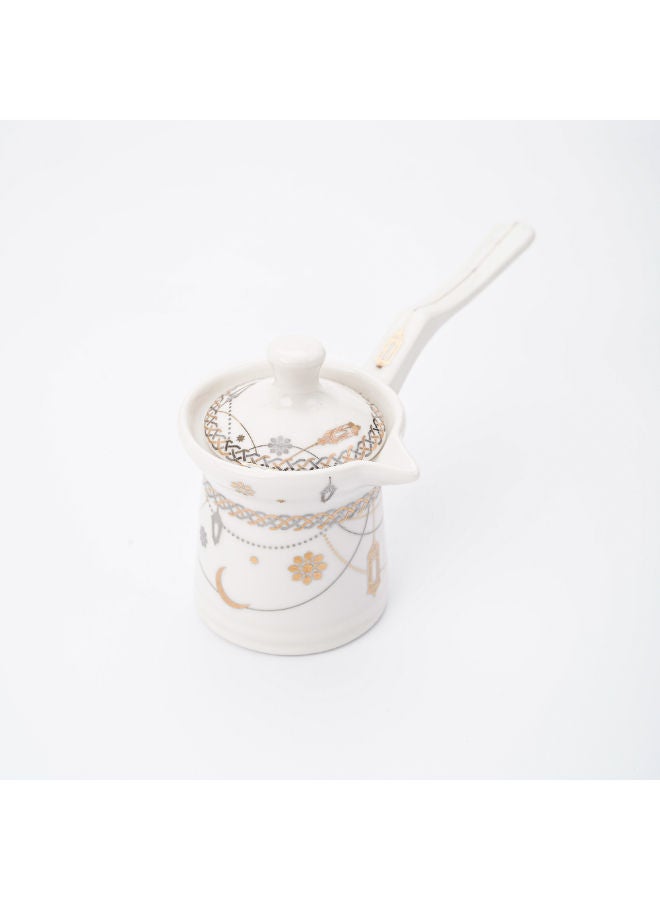 Rosa By Fathy Mahmoud Rosa Zina Porcelain Coffee Pot with Lid – 12 cm 