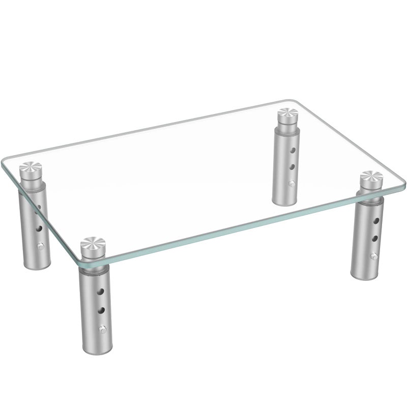 Hemudu Monitor Stand Riser, 3 Height Adjustable Laptop Stand Riser, Monitor Stand Riser for PC, Computer, Laptop Clear - Image 1