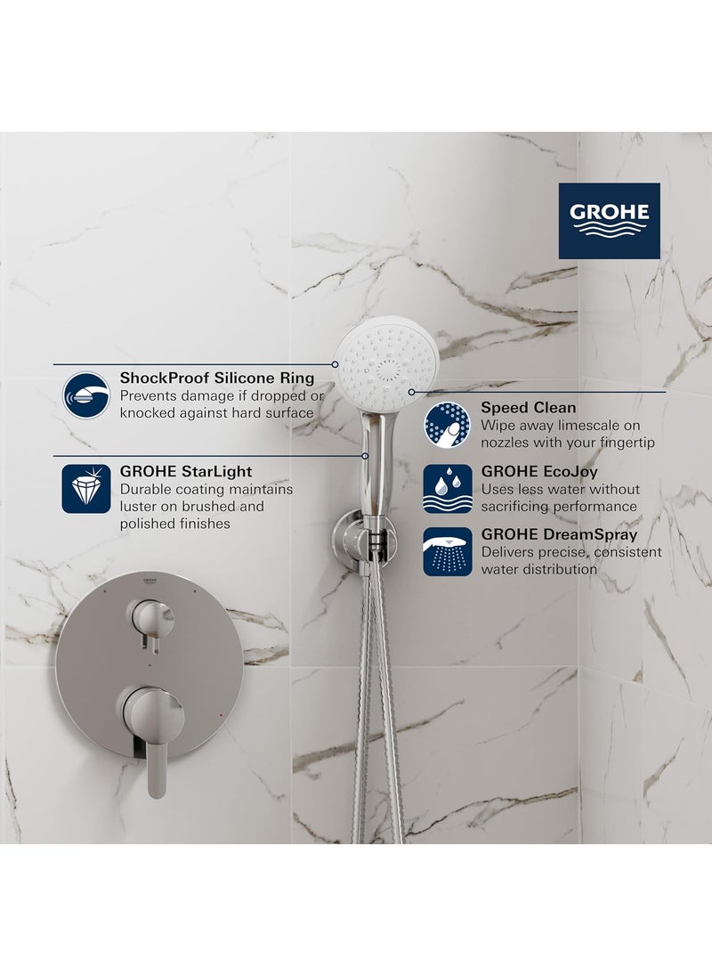 Grohe GROHE 26758002 Tempesta Hand Shower 3Spray Round 175 GPM StarLight Chrome  - Image 3