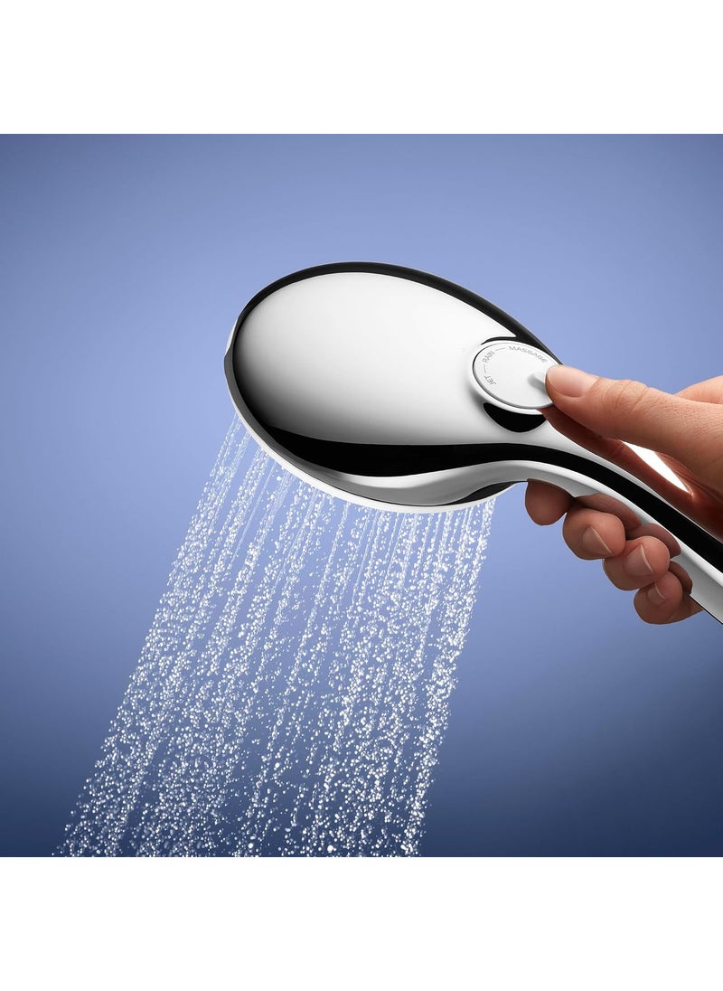 Grohe GROHE 26758002 Tempesta Hand Shower 3Spray Round 175 GPM StarLight Chrome  - Image 2