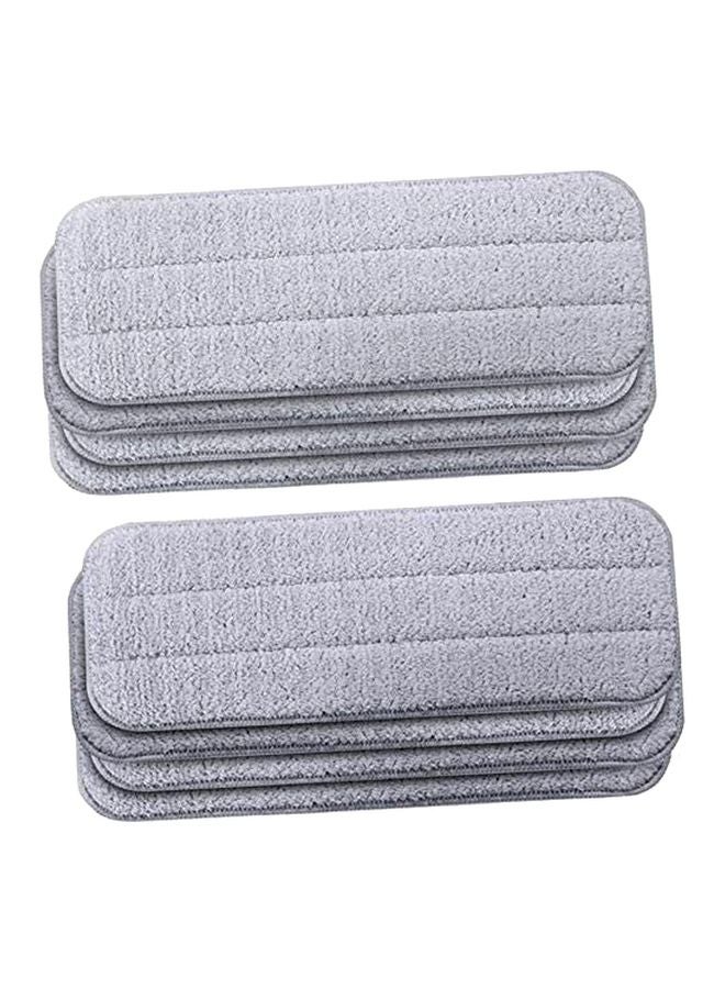 8-Piece Cloth Head Replacement For Deerma Water Spray Sweeper Grey 35.5x12cm - Image 1
