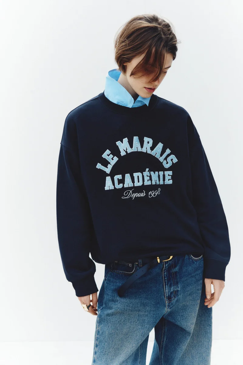 H&M Text-motif sweatshirt