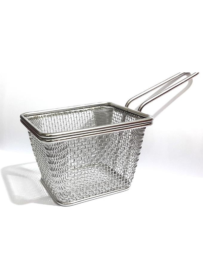Altınbaşak Stainless Mini 10 x 8 x 7 Square Fryer Basket 
