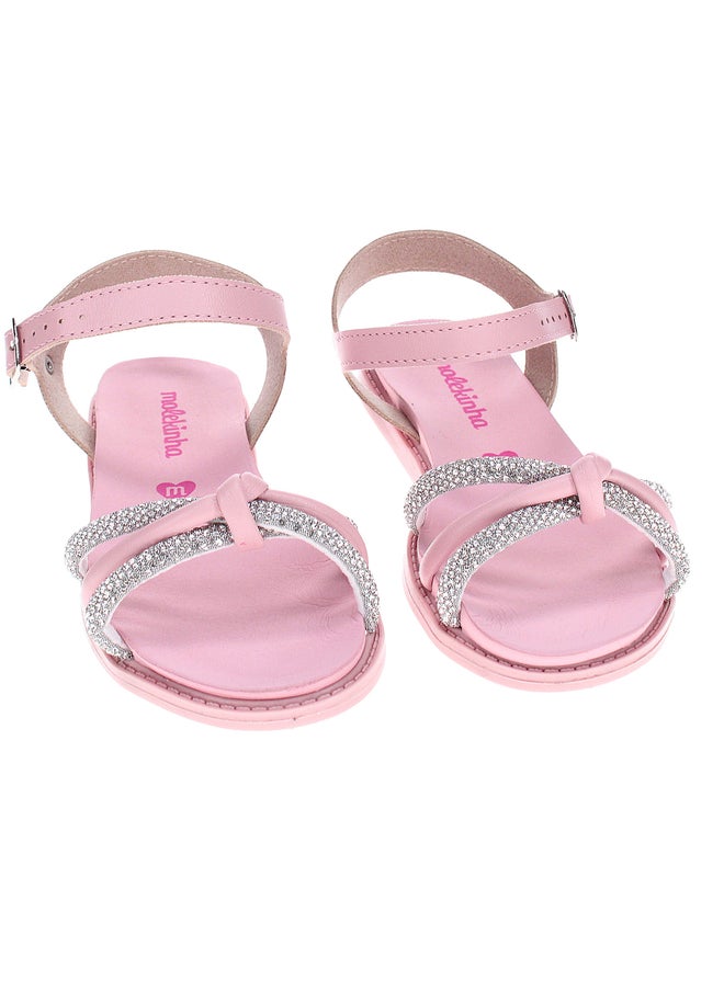 MOLEKINHA Embellished Back Strap Flat Sandals  - Image 4