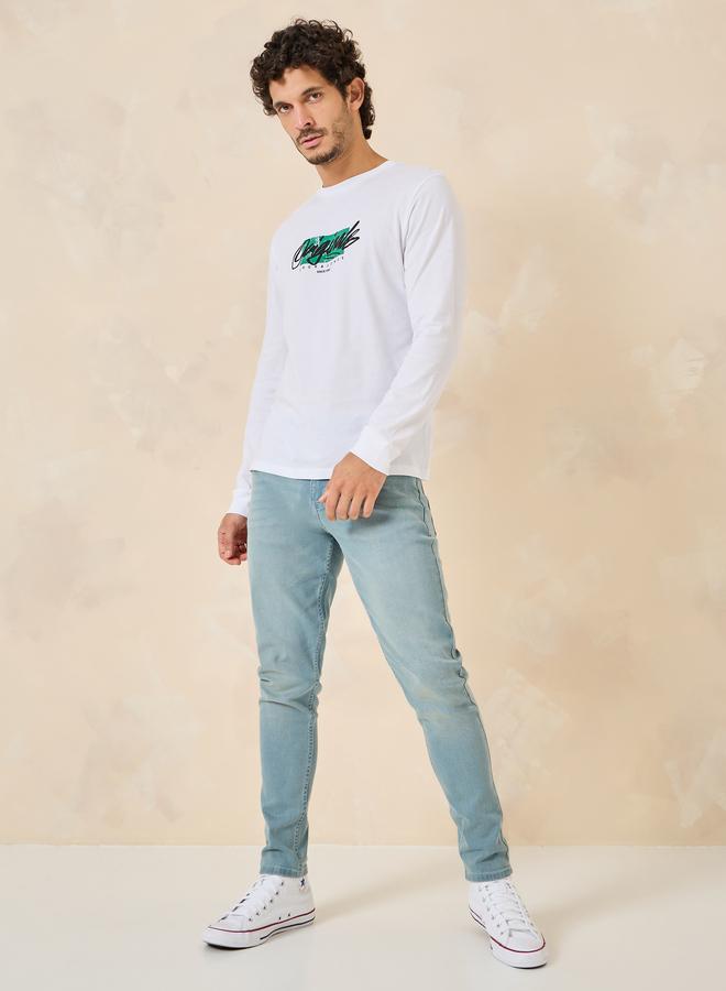 Styli Styli Cotton Stretch 5-Pocket Skinny Fit Jeans - Image 2