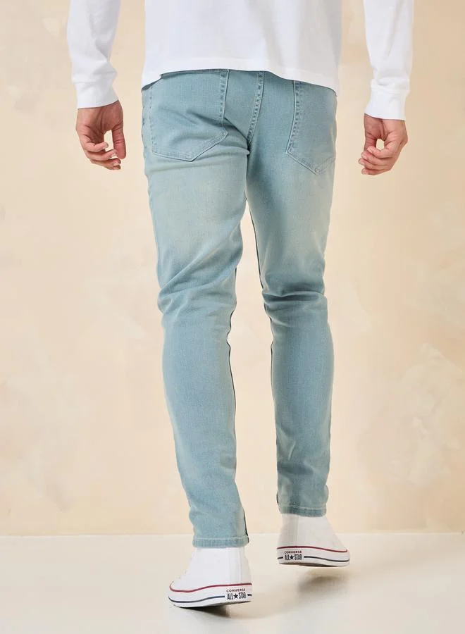 Styli Styli Cotton Stretch 5-Pocket Skinny Fit Jeans