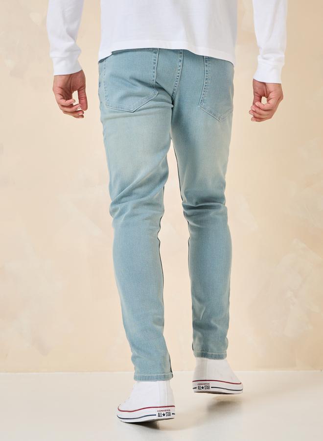 Styli Styli Cotton Stretch 5-Pocket Skinny Fit Jeans - Image 4