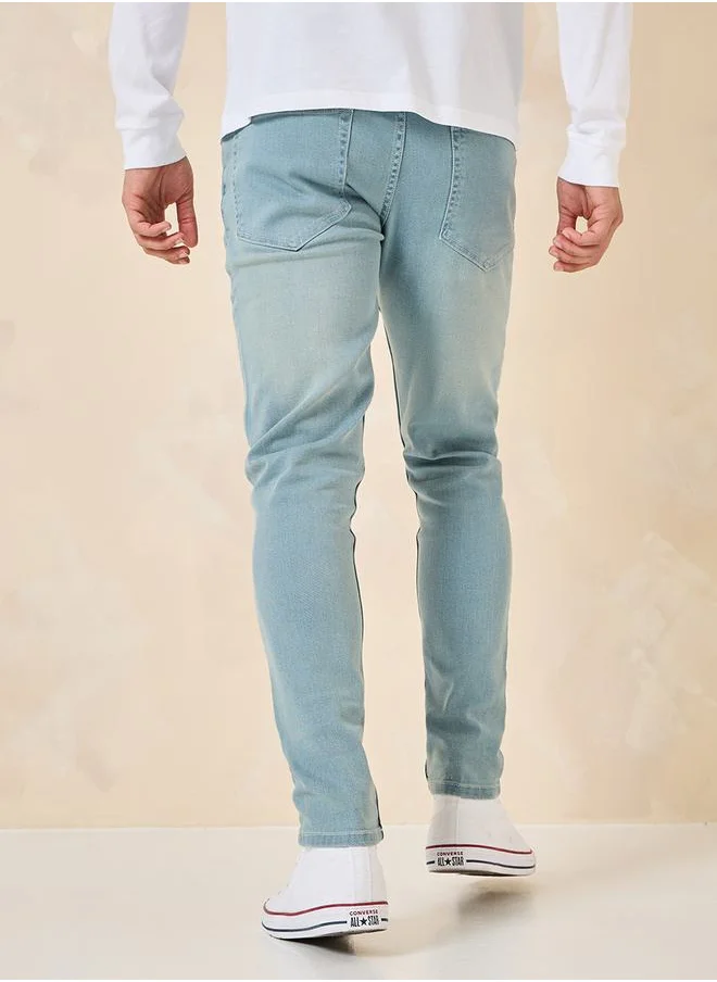Styli Cotton Stretch 5-Pocket Skinny Fit Jeans