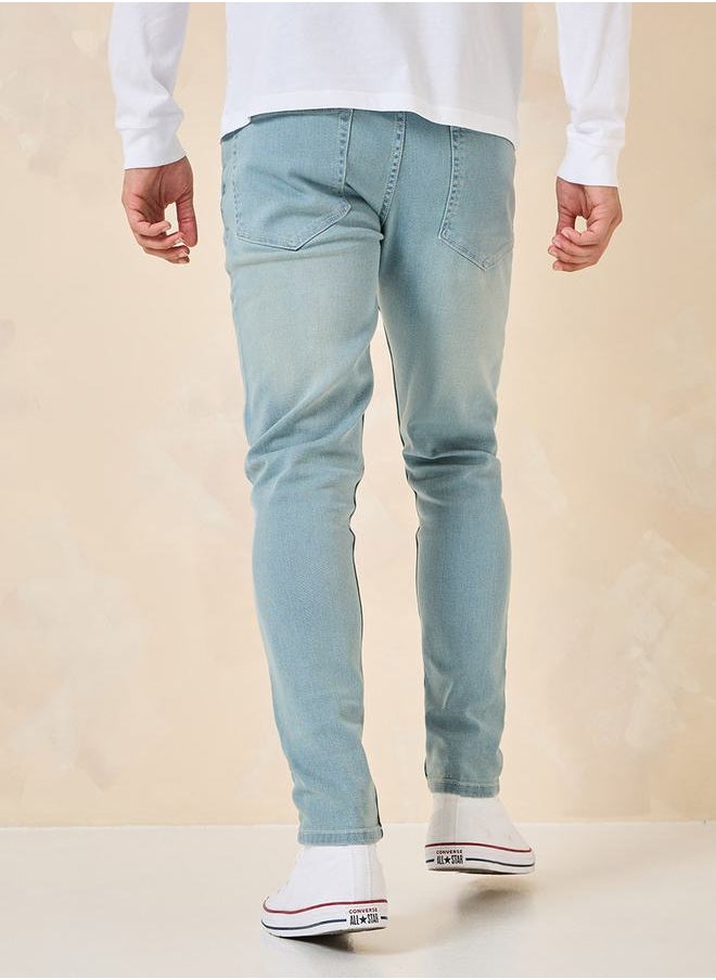 Styli - Cotton Stretch 5-Pocket Skinny Fit Jeans - Image 1