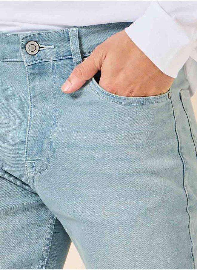 Styli - Cotton Stretch 5-Pocket Skinny Fit Jeans - Image 1