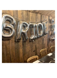 Party with Emma Silver Letter A to Z Balloons 32 inch Large Alphabet Balloons Silver Helium Foil Letter Balloon Banner for Birthday Party Anniversary Wedding Decoration (Silver-D)  - Image 2