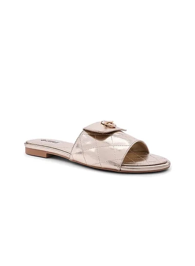 كابلي Cuple Embellished Multi Strap Flat Slides