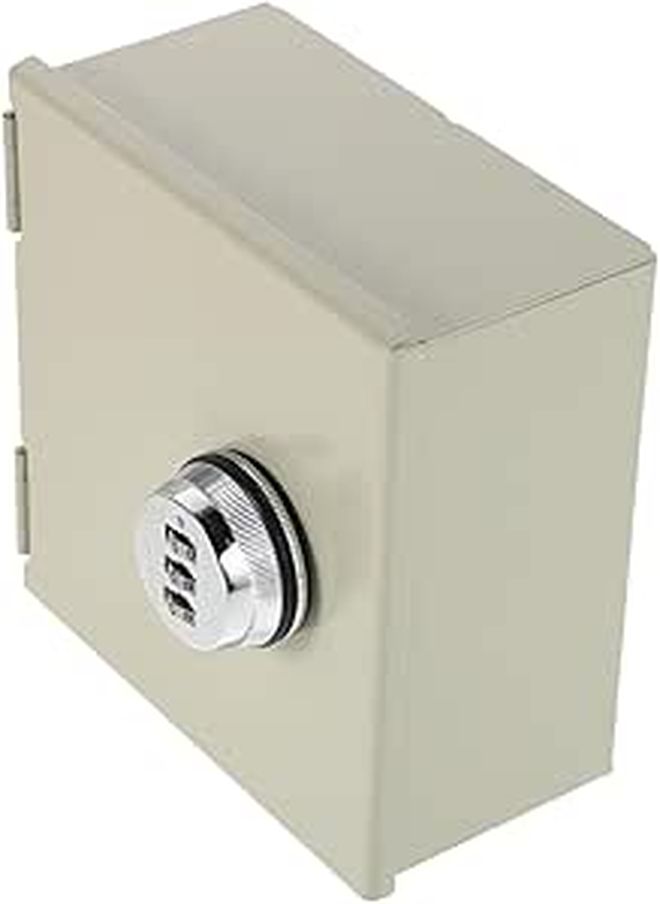 Stainless Steel Weatherproof Lockable Electrical Outlet Box with Code for Outdoor Indoor Safety - Image 1