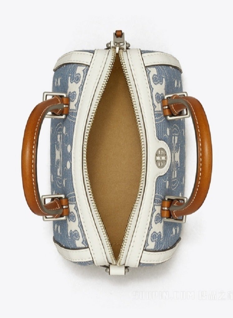 Burch TORY BURCH T Monogram Mini Barrel Bag - Image 2