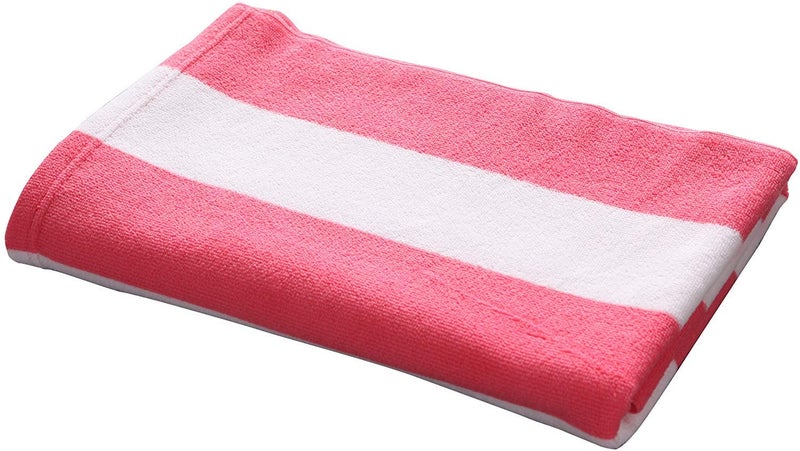 AMZ Large Beach & Pool Towel - 30"x60" Oversized Cabana Stripe, Hotel Quality-Luxuriously Soft, Absorbent & Plush Towel - Image 4