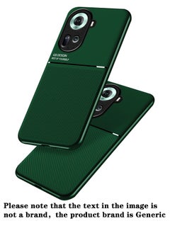 ماركة غير محددة غطاء حماية واقٍ لهاتف OPPO Reno 11 5G باللون الأخضر للأعمال الراقية  - Image 1
