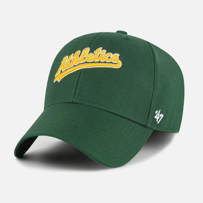 47 MLB Oakland Athletics Ballpark Script Shot MVP Adjustable Hat - Men