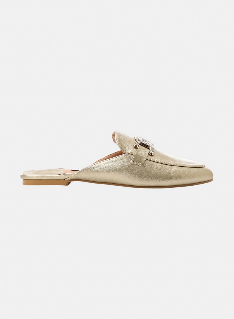 Dejavu Shoes FAN-DJTX-010  Flat Leather Slippers For Women - Image 2