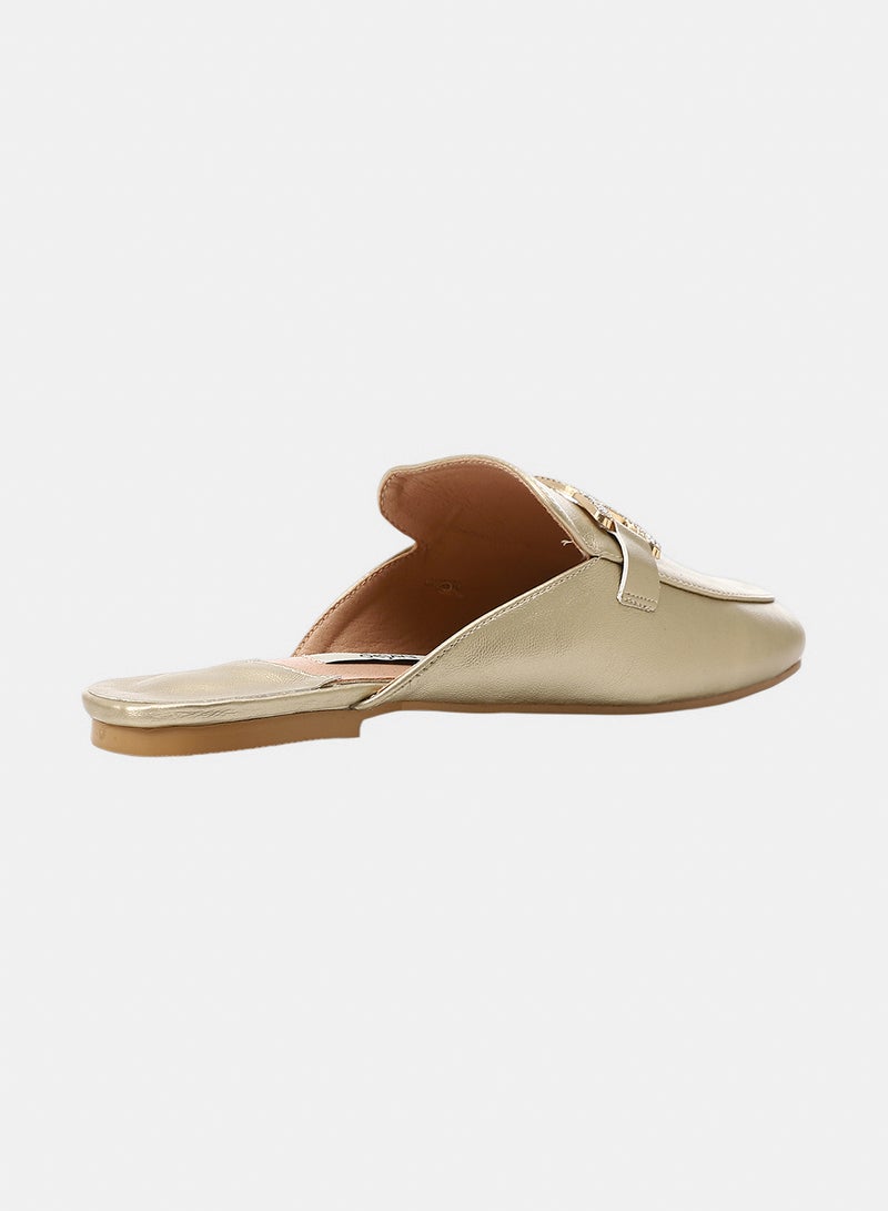 Dejavu Shoes FAN-DJTX-010  Flat Leather Slippers For Women - Image 3