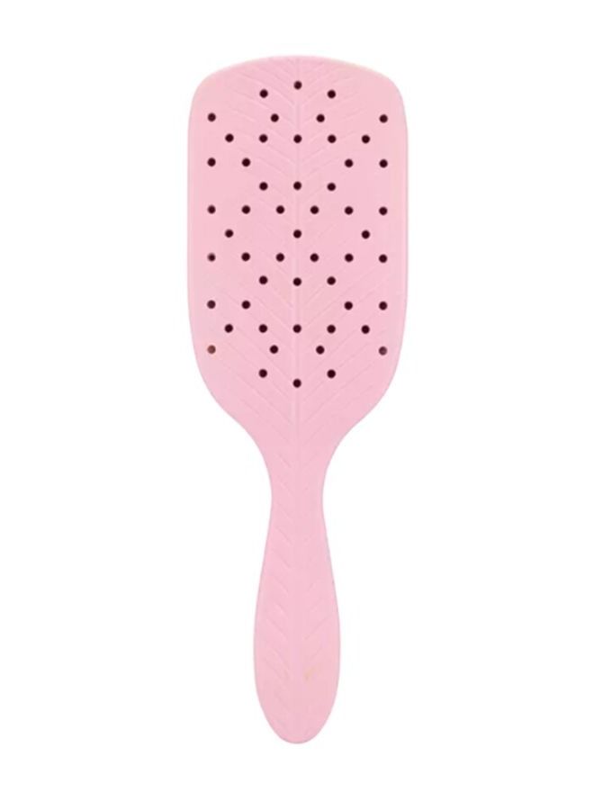 Wet Brush Hair Brush Go Green Paddle Detangler Pink, Larger Surface IntelliFlex Bristles Gentle Knot Removal, AquaVent Design Effortless Brushing, Longer Hair - Image 3