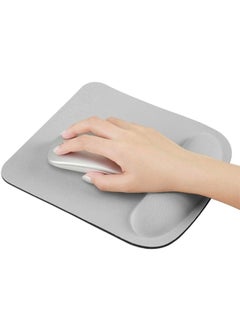 Generic Ergonomic Mouse Pad Wrist Support, Comfortable Mouse Pad Wrist Rest, Relieve Wrist Pain Gel Mouse pad, Non-Slip Rubber Base Mousepad for Laptop (light gray）  - Image 1