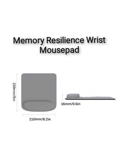 Generic Ergonomic Mouse Pad Wrist Support, Comfortable Mouse Pad Wrist Rest, Relieve Wrist Pain Gel Mouse pad, Non-Slip Rubber Base Mousepad for Laptop (light gray）  - Image 2