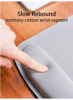 Generic Ergonomic Mouse Pad Wrist Support, Comfortable Mouse Pad Wrist Rest, Relieve Wrist Pain Gel Mouse pad, Non-Slip Rubber Base Mousepad for Laptop (light gray）  - Image 4