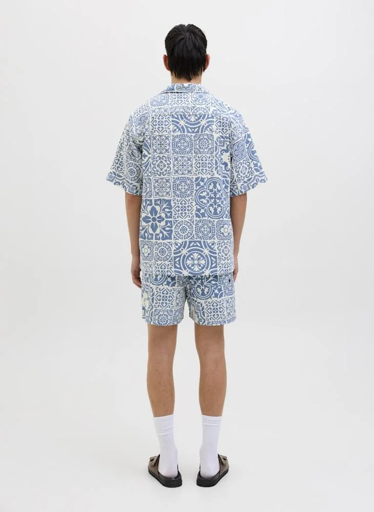 جاك اند جونز Print Regular Fit Shirt