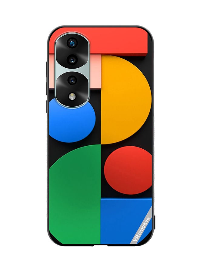 Protective Case Cover For Honor 70 Pro Abstract Design Multicolour