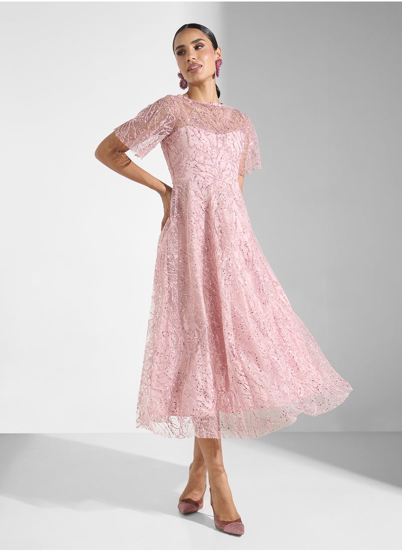 Ella Limited Edition - Shimmer A_Line Dress - Image 1
